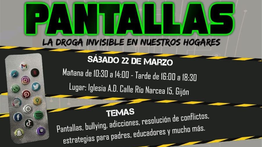 Jornadas DEMIADE – «Pantallas, La droga invisible de nuestros hogares»